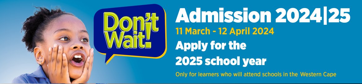 Admissions | Western Cape Education Department